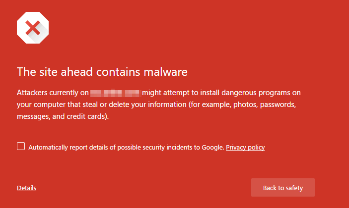 atak malware ostrzeżenie 